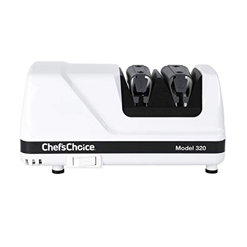 Chef'sChoice Knife Diamond Hone Sharpener, 2-Stage, White