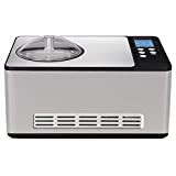 Whynter ICM-200LS Automatic Ice Cream Maker 2 Quart Capacity Stainless Steel, Built-in Compressor, no pre-Freezing, LCD Digital Display, Timer