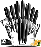 Home Hero Kitchen Knife Set - 17 piece Chef Knife Set with Stainless Steel Knives Set for Kitchen with Accessories